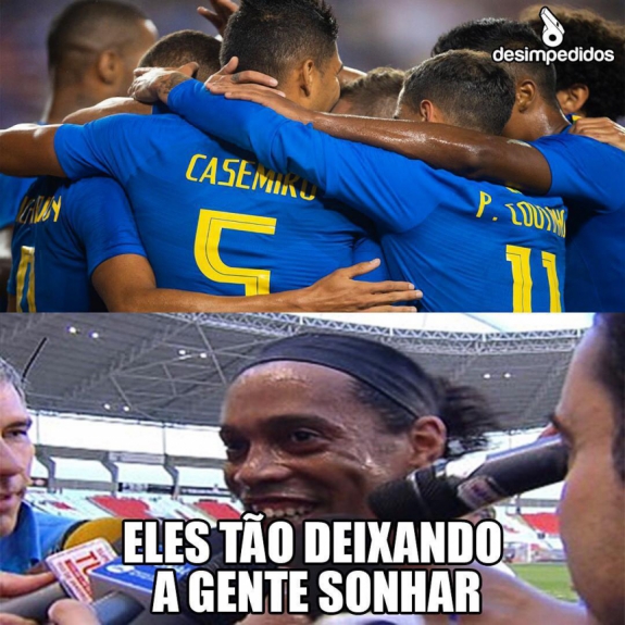 Os memes de Brasil 5 x 0 El Salvador