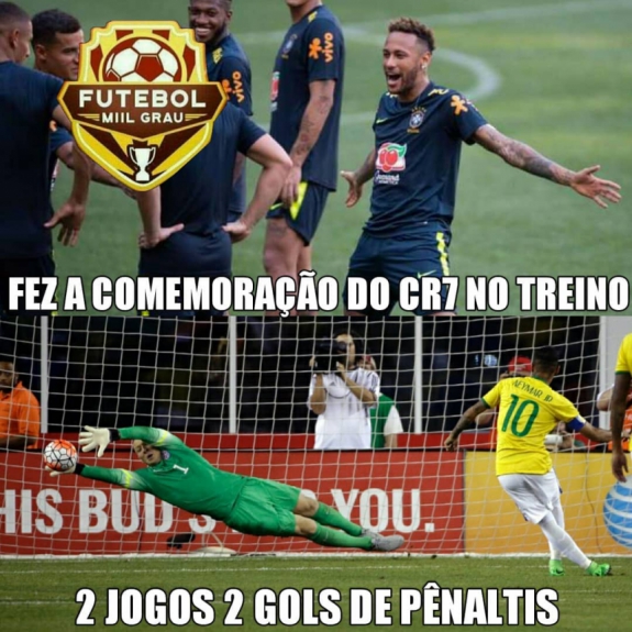 Os memes de Brasil 5 x 0 El Salvador