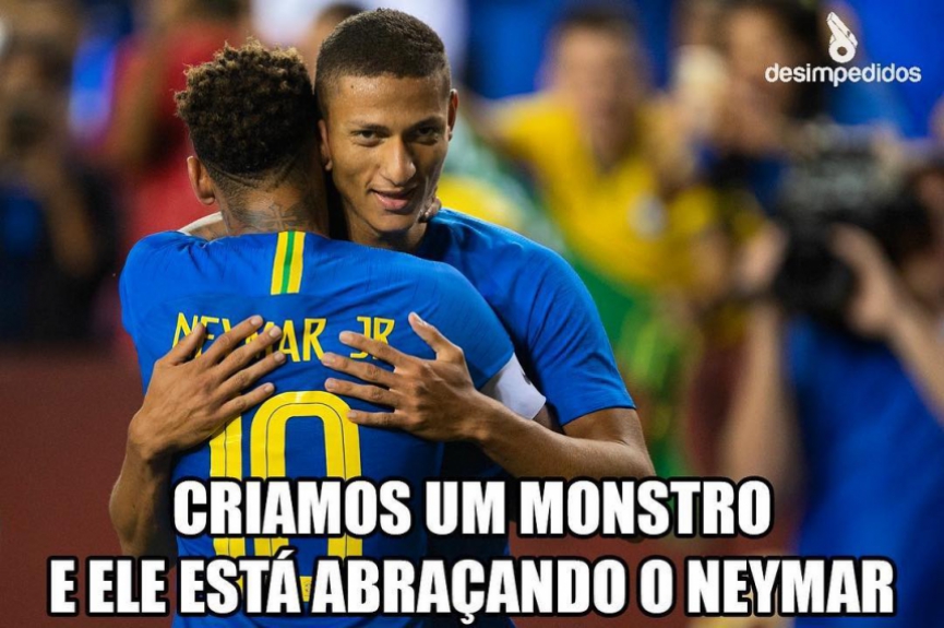 Os memes de Brasil 5 x 0 El Salvador