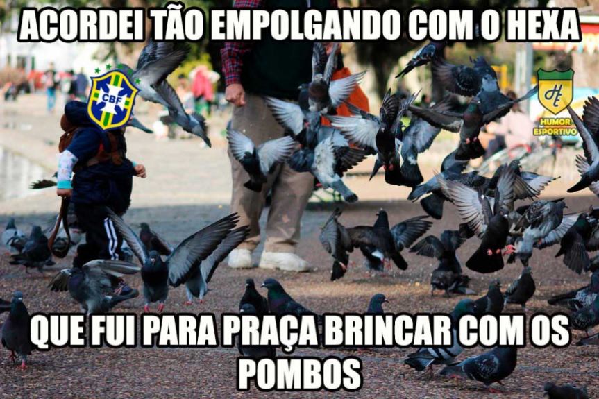 Os memes de Brasil 5 x 0 El Salvador