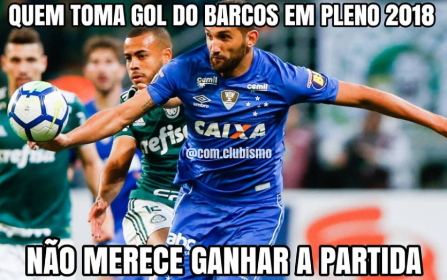 As zoeiras de Palmeiras 0 x 1 Cruzeiro, pela Copa do Brasil