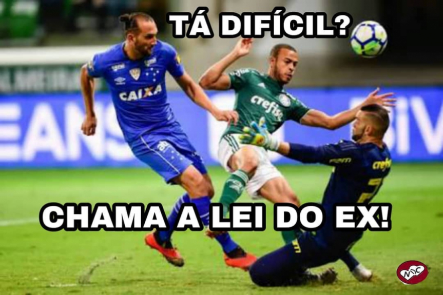 As zoeiras de Palmeiras 0 x 1 Cruzeiro, pela Copa do Brasil