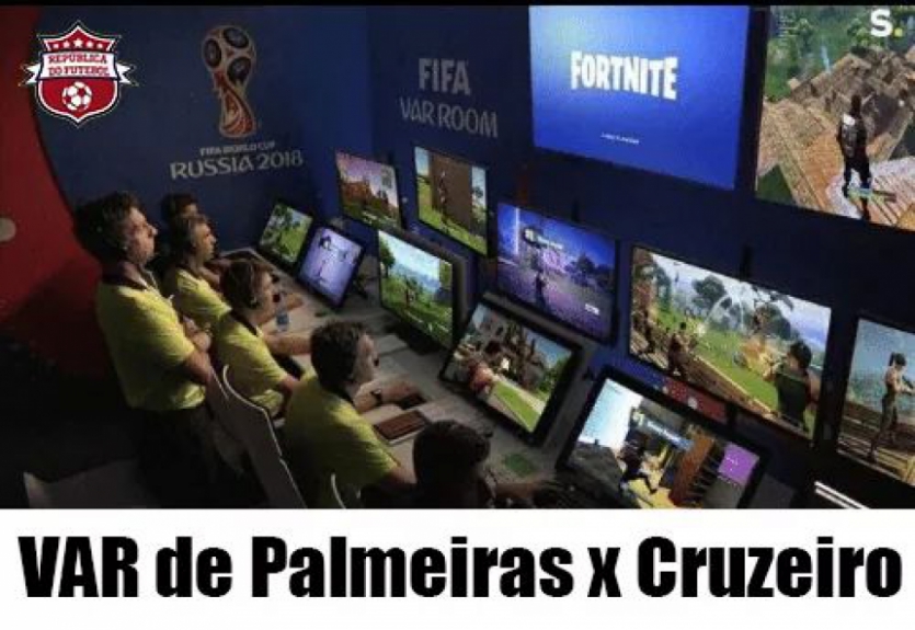 As zoeiras de Palmeiras 0 x 1 Cruzeiro, pela Copa do Brasil