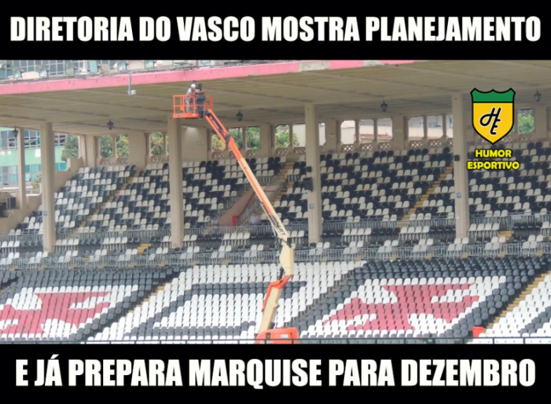 Internautas tiram sarro do Vasco na zona de rebaixamento