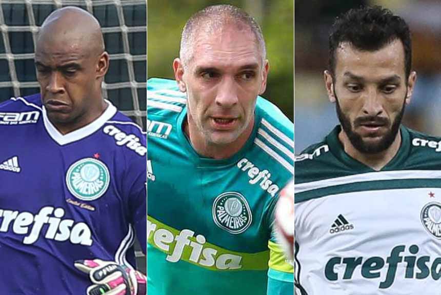 Palmeiras: Jaílson/ Fernando Prass / Edú Dracena