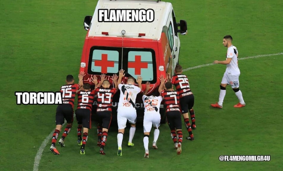 Os memes do empate entre Vasco e Flamengo em Brasília