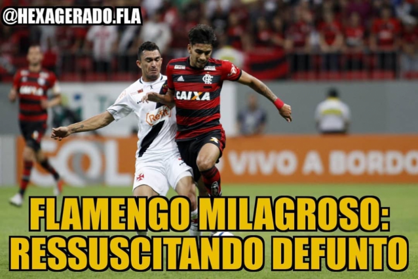 Os memes do empate entre Vasco e Flamengo em Brasília