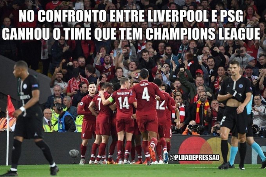 Os melhores memes da vitória do Liverpool sobre o PSG