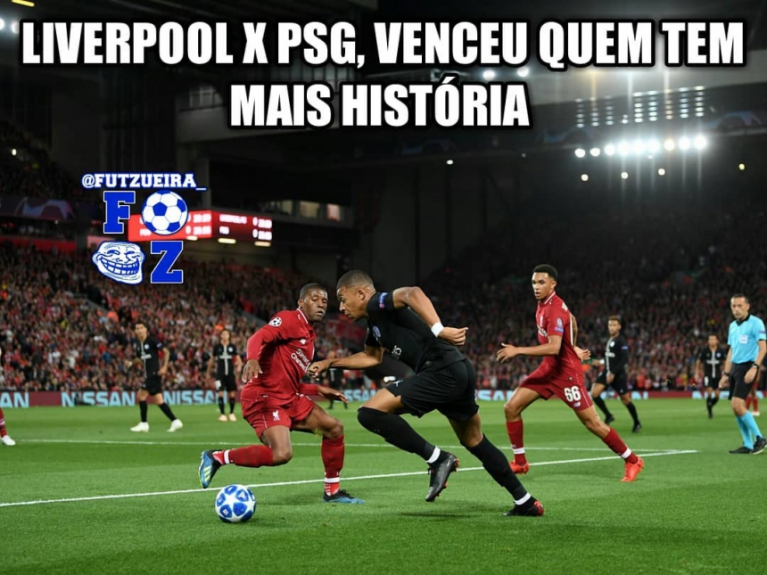 Os melhores memes da vitória do Liverpool sobre o PSG