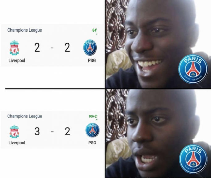Os melhores memes da vitória do Liverpool sobre o PSG