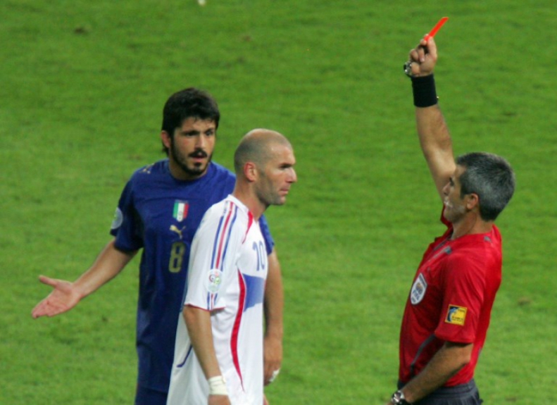 Zidane na final da Copa de 2006
