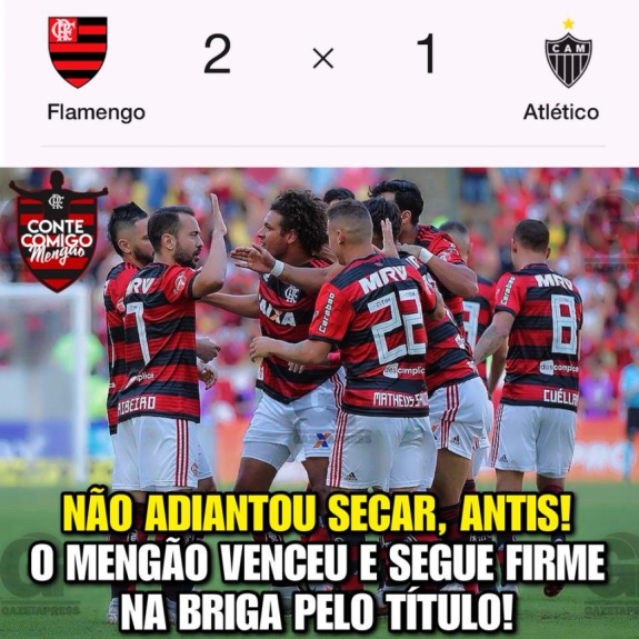 Memes: Flamengo 2 x 1 Atlético-MG