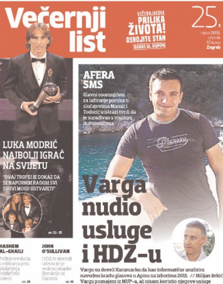 Vecernji List - Modric