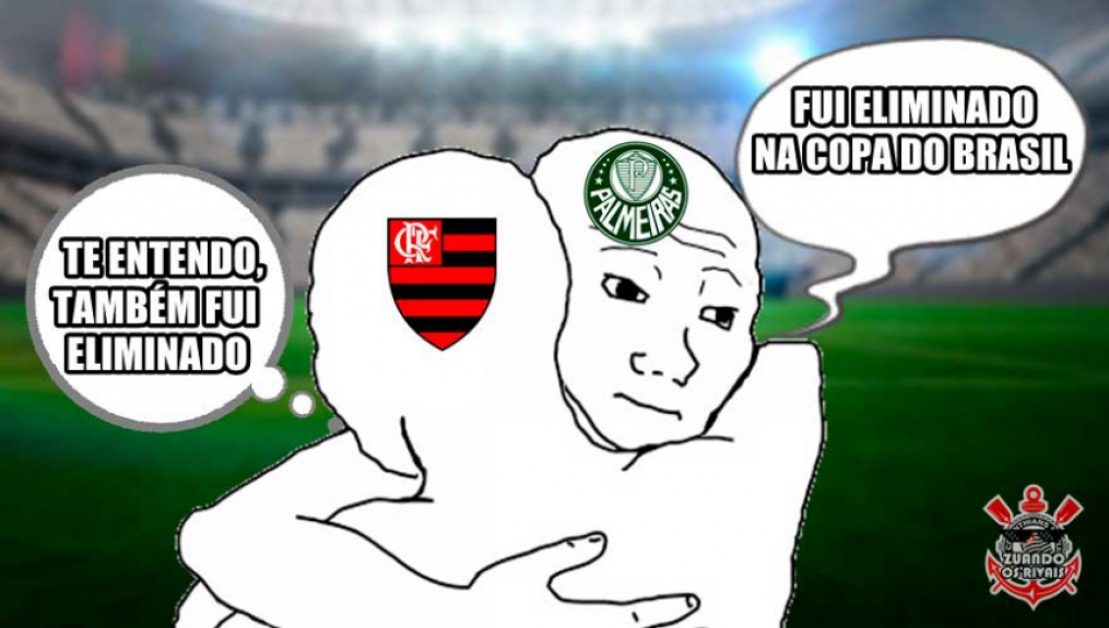 Web não perdoa eliminação do Verdão