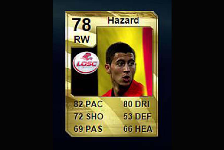6 - Hazard fifa10