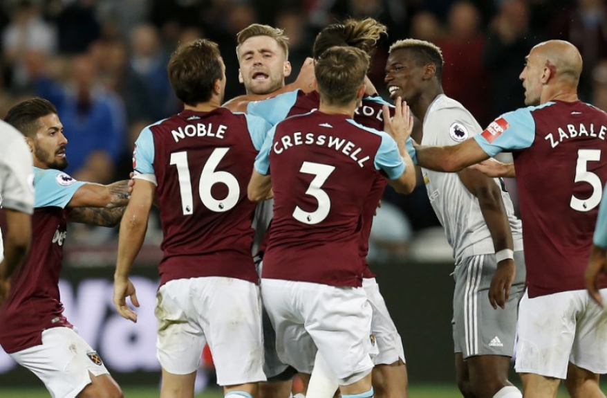West Ham e Manchester United, em crise pela relação Mourinho e Pogba, duelam neste sábado pelo Campeonato Inglês (8h30)