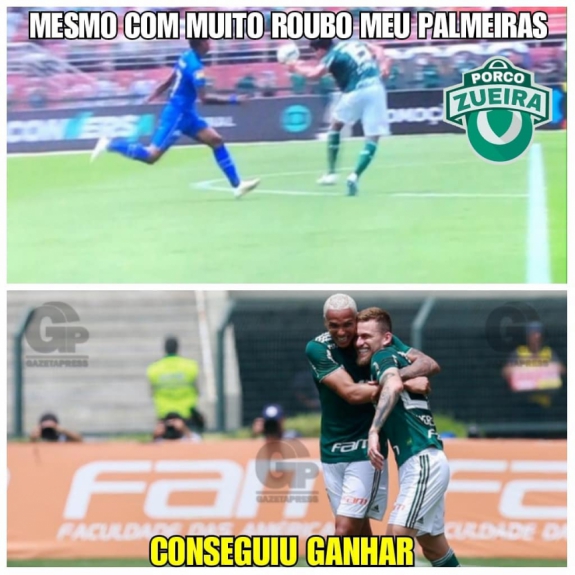 Torcida do Verdão repercute vitória sobre o Cruzeiro
