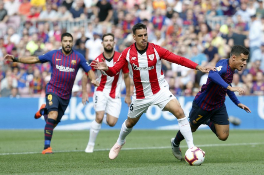 Philippe Coutinho não evitou o tropeço do Barcelona, em casa, contra o Athletic Bilbao. Contudo, levou perigo nas finalizações