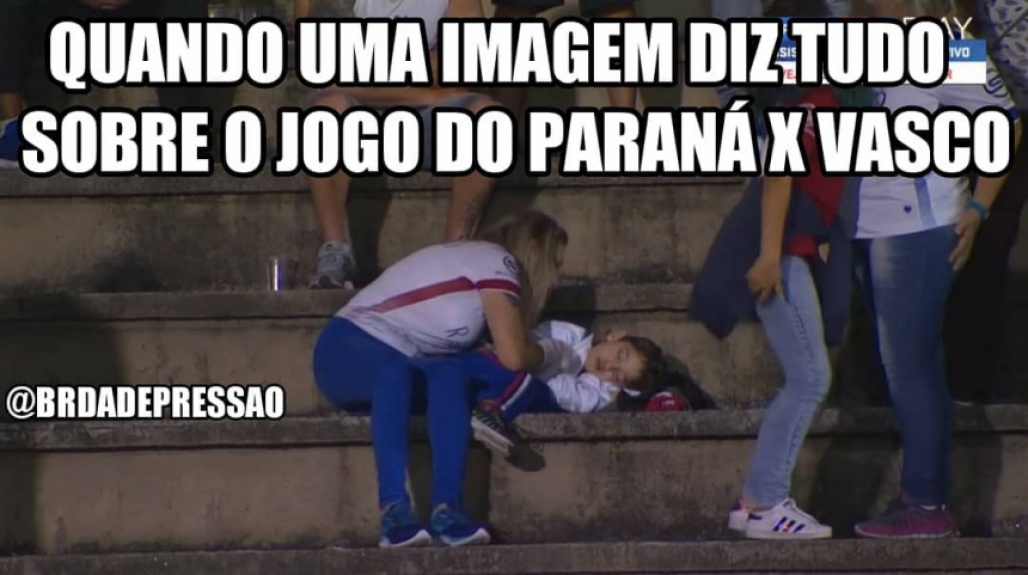 Memes: Paraná 1 x 1 Vasco