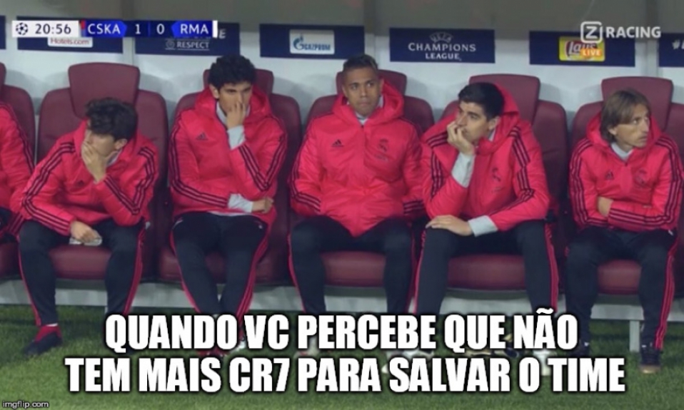 Os melhores memes de CSKA 1 x 0 Real Madrid