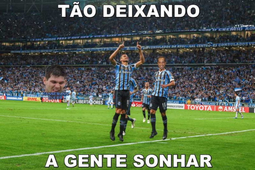 Gremistas tiram onda com vaga às semifinais da Libertadores