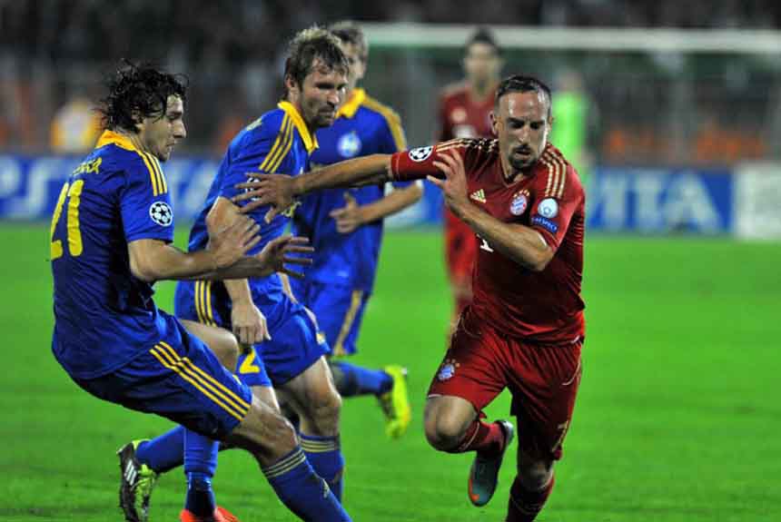 BATE Borisov (BLR) 3 x 1 Bayern de Munique