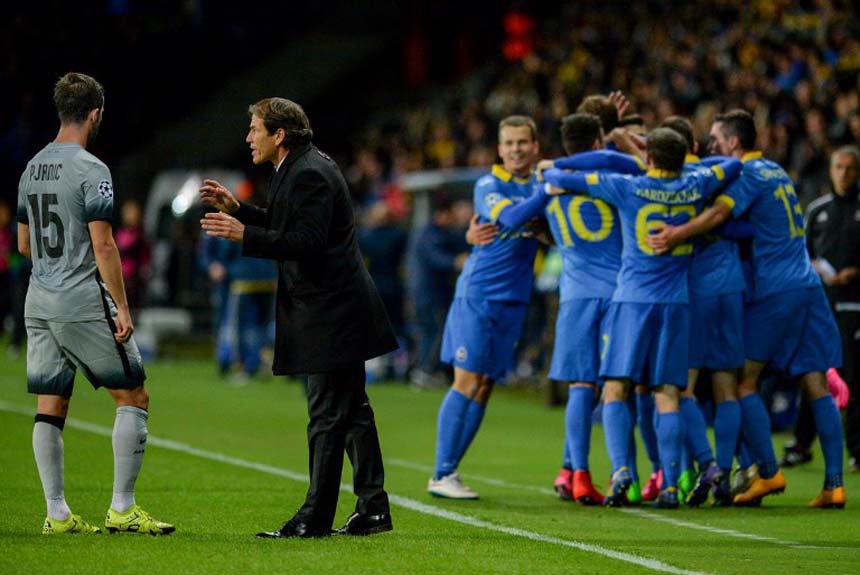 BATE Borisov 3 x 2 Roma