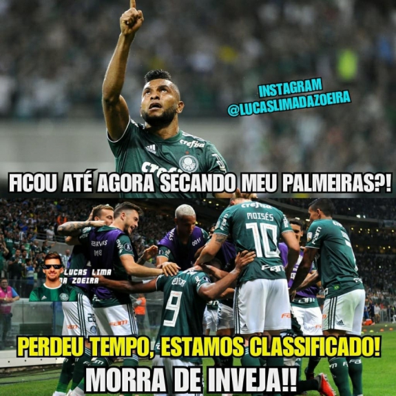 Os melhores memes da vitória do Palmeiras sobre o Colo-Colo