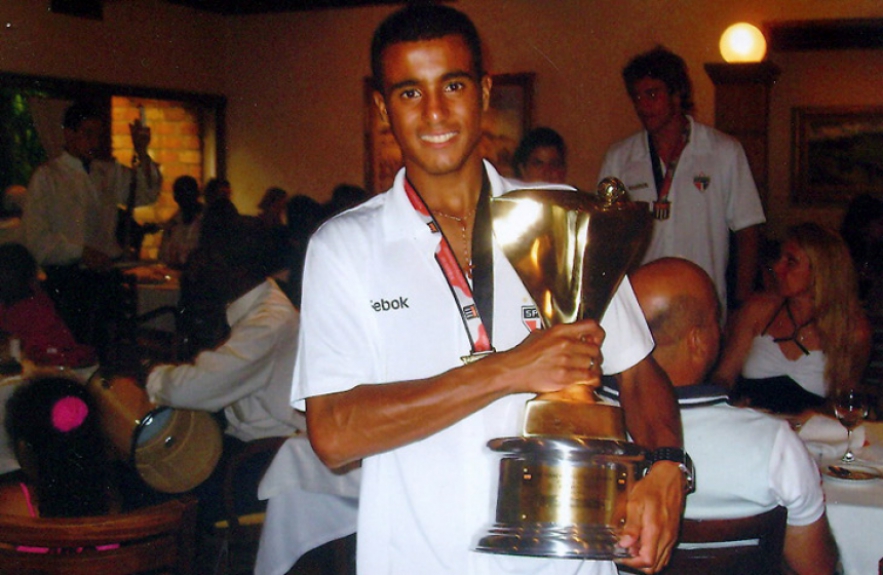 Lucas Moura - Categoria de base do São Paulo