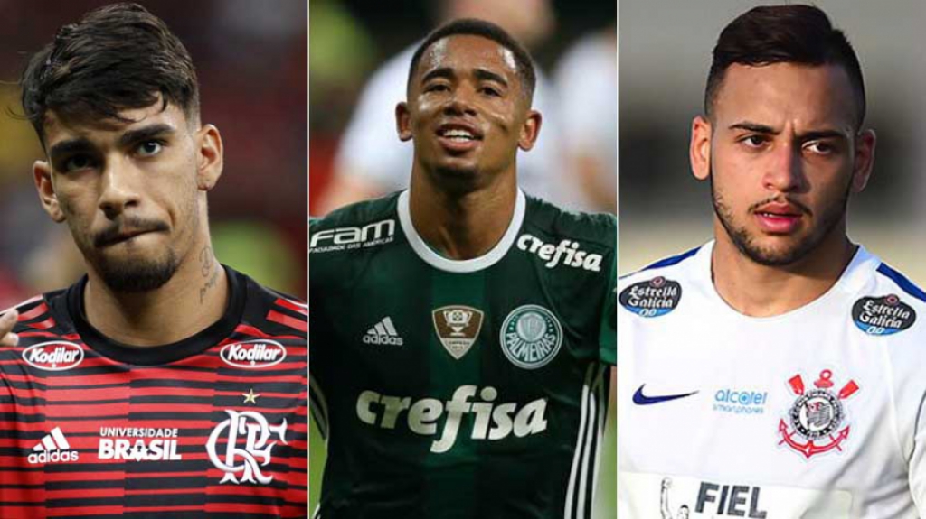 Lucas Paquetá, Maycon e Gabriel Jesus