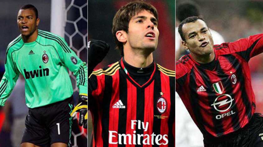 Dida, Kaká e Cafú