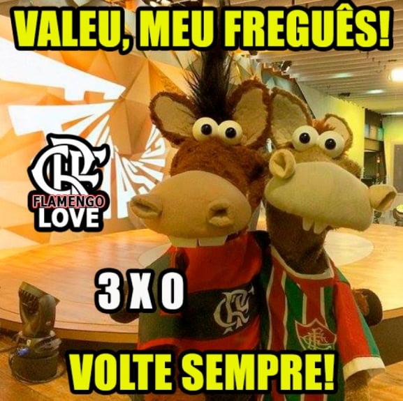 Os melhores memes da vitória do Flamengo sobre o Fluminense