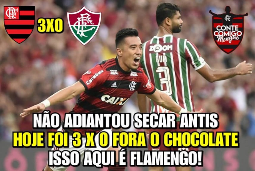 Os melhores memes da vitória do Flamengo sobre o Fluminense