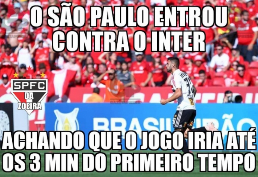 Memes da rodada: Internacional 3 x 1 São Paulo