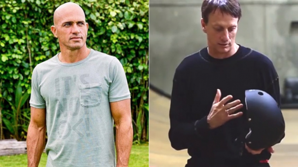 Tony Hawk e Kelly Slater