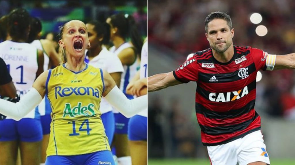 Fabi Alvim e Diego Ribas