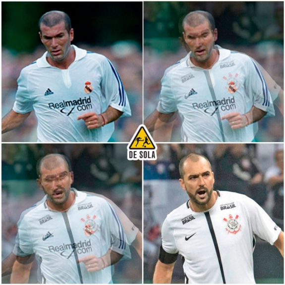 Torcedores do Corinthians brincam com gols decisivos de Danilo