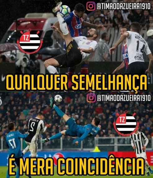 Torcedores do Corinthians brincam com gols decisivos de Danilo
