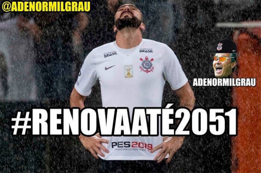 Torcedores do Corinthians brincam com gols decisivos de Danilo