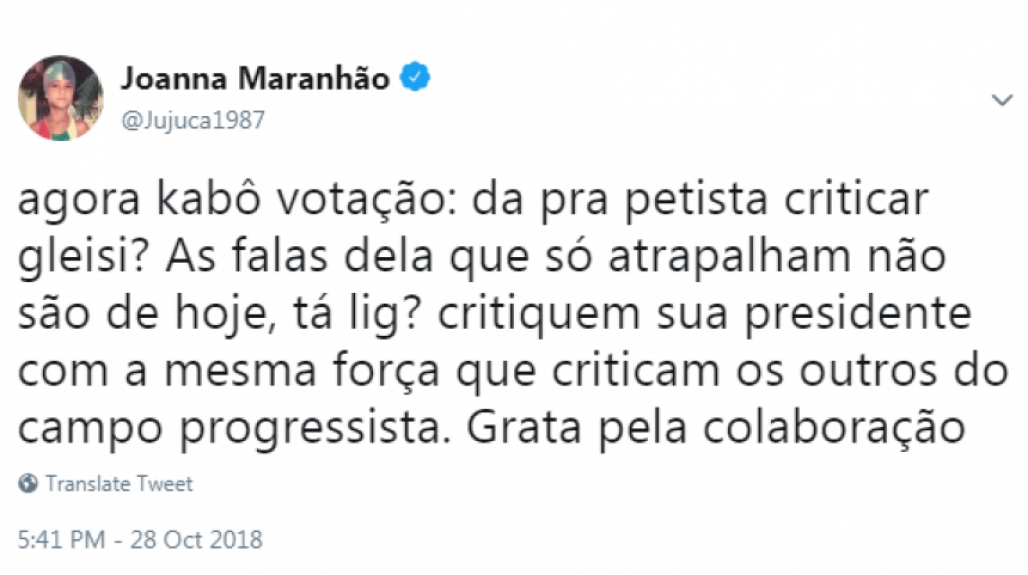 Joanna Maranhão - Jair Bolsonaro