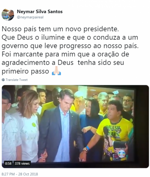 Neymar Pai - Jair Bolsonaro