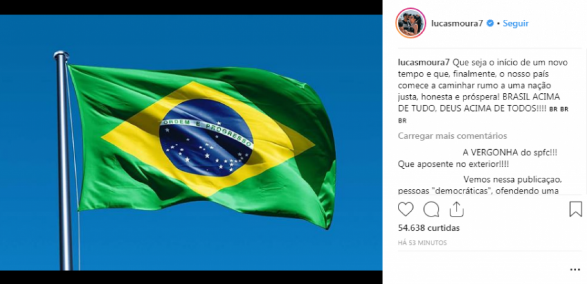 Lucas Moura - Jair Bolsonaro