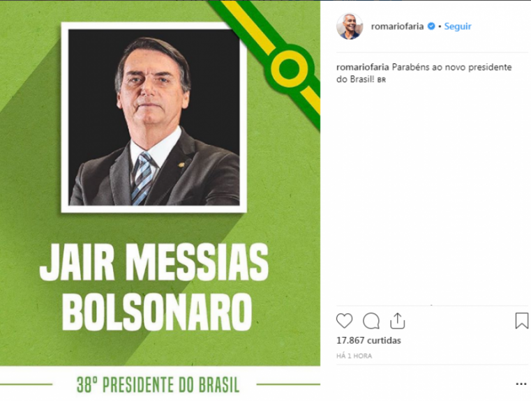 Romário - Jair Bolsonaro