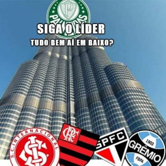 Memes mostram empolgação da torcida do Palmeiras