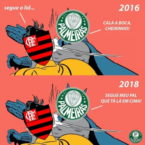 Memes mostram empolgação da torcida do Palmeiras