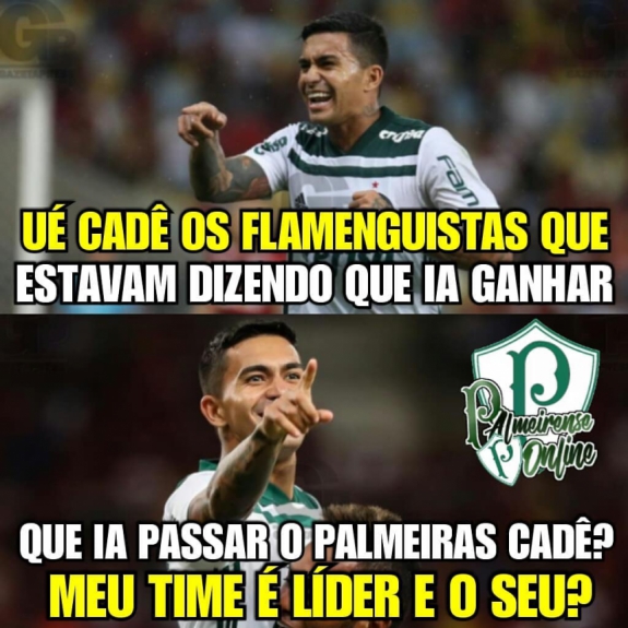 Memes mostram empolgação da torcida do Palmeiras