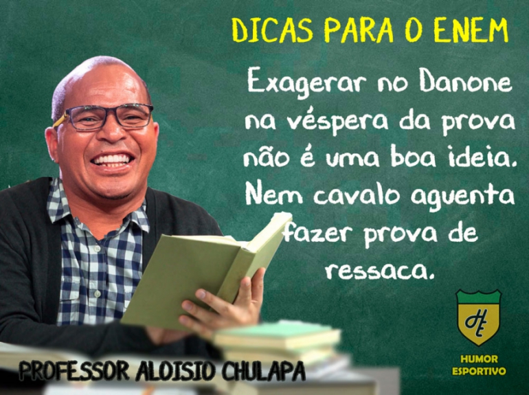 Conselhos dos jogadores para os candidatos do Enem