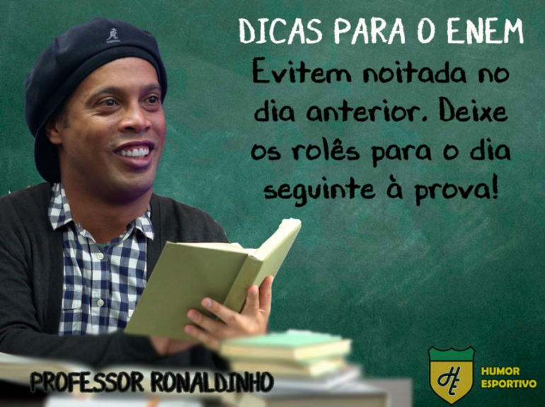 Conselhos dos jogadores para os candidatos do Enem