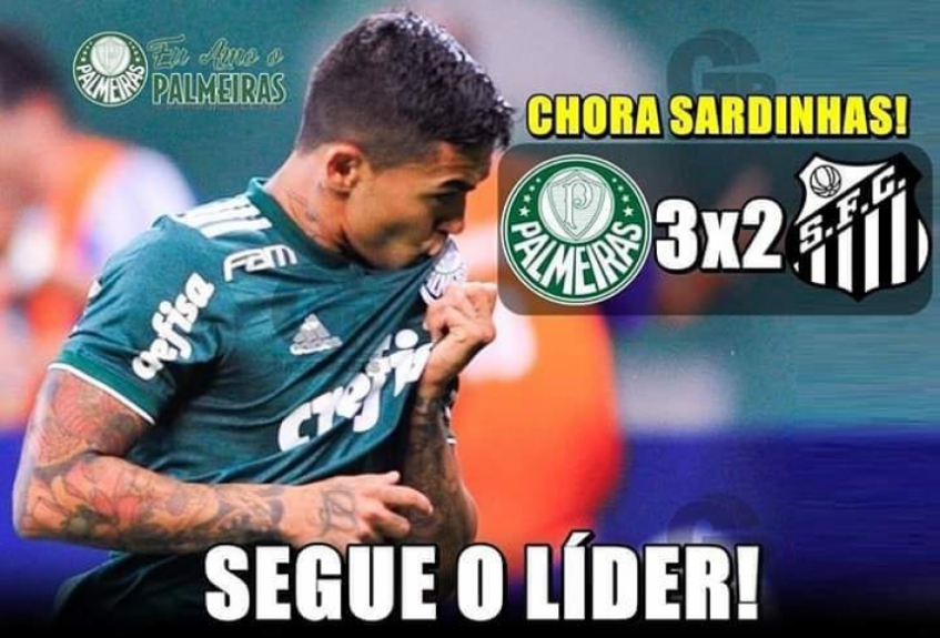 Memes: Palmeiras 3 x 2 Santos