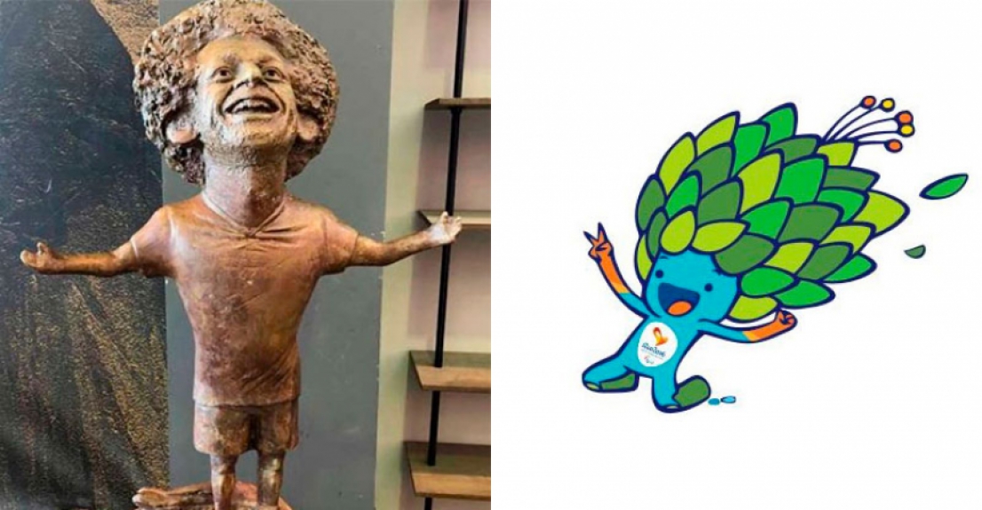 Memes brincam com estátua de Mohamed Salah
